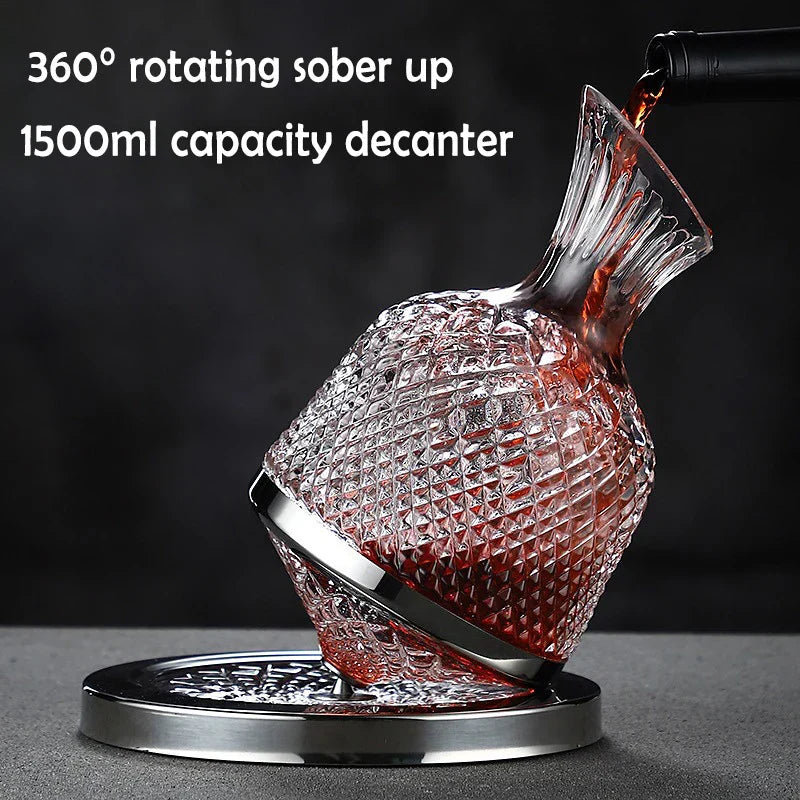 360° Rotating Wine Decanter