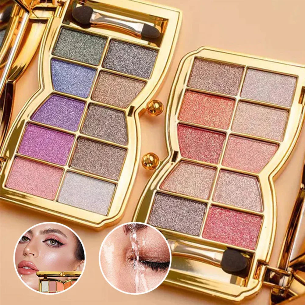 10 Colors Glitter Eyeshadow Palette