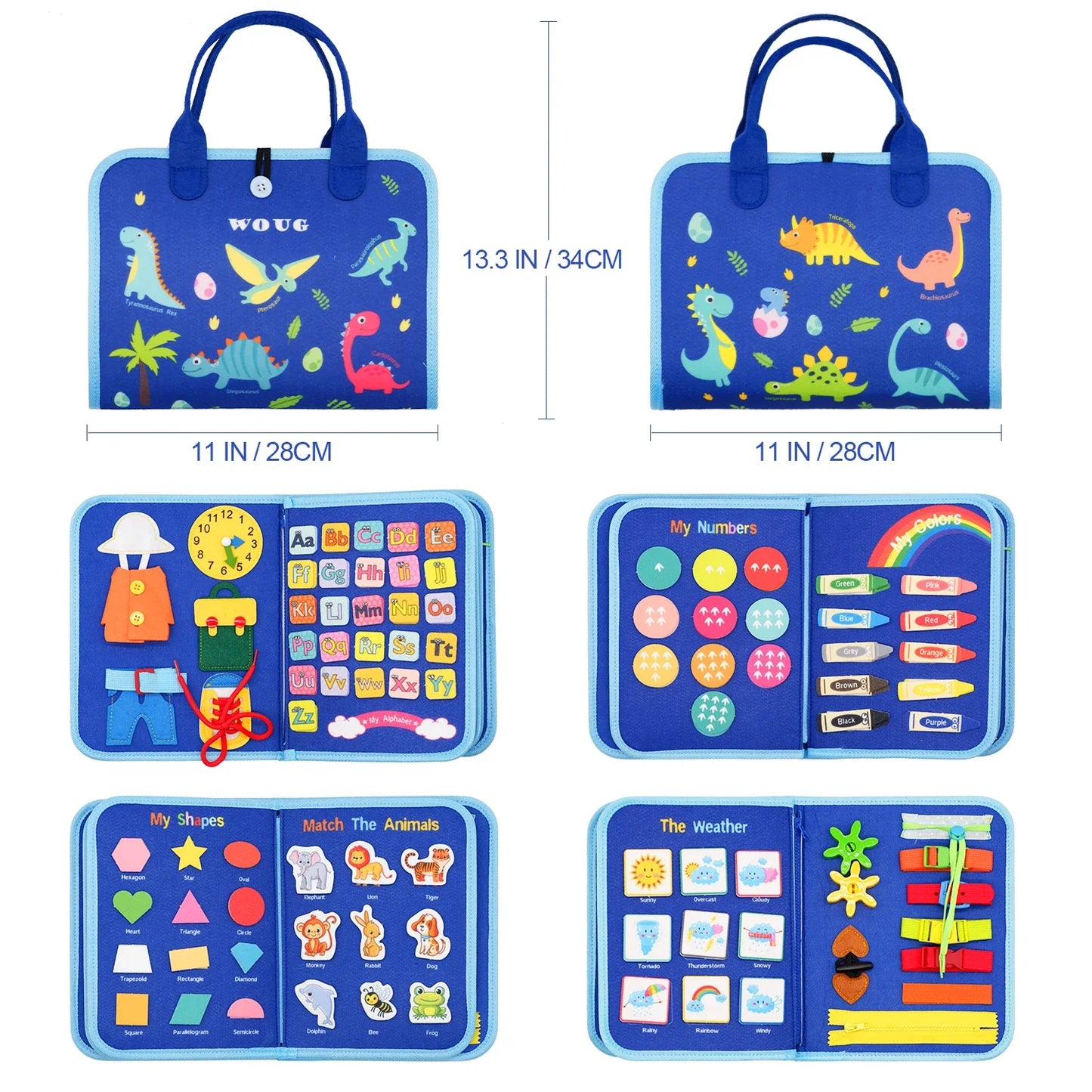 Felt Learning Board Busy Board FREE Shipping