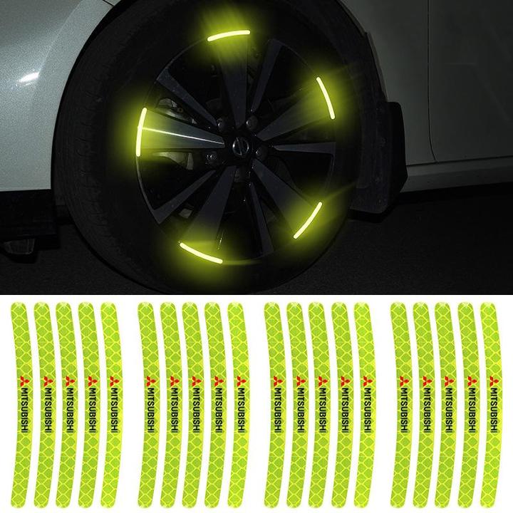 Car Reflective Wheel Warning Sign Sticker