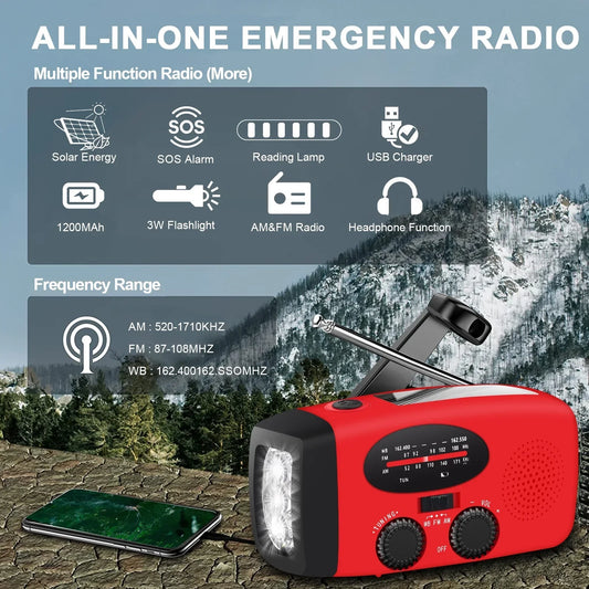 7 In 1 Emergency Radio FREE Shipping