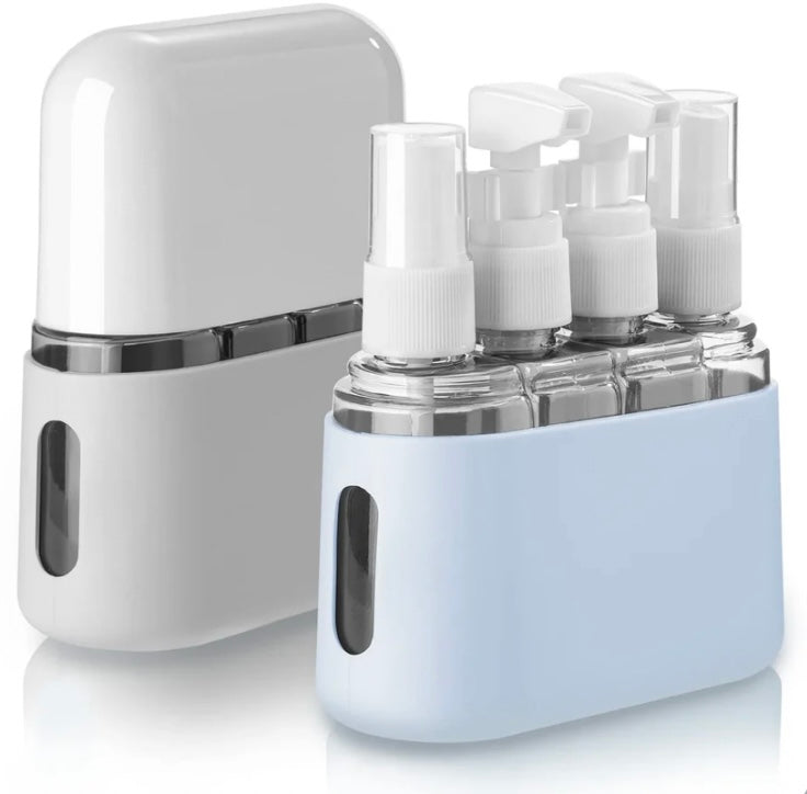 Mini Shampoo Dispenser Portable Travel Bottle Set