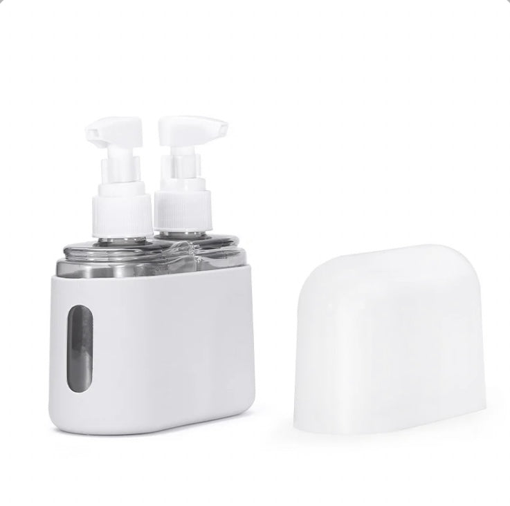 Mini Shampoo Dispenser Portable Travel Bottle Set