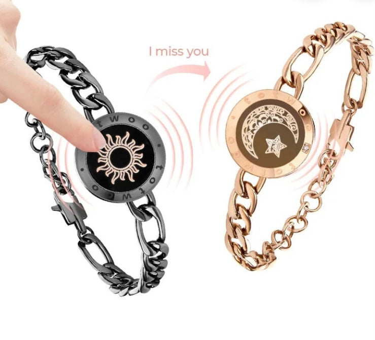 Long Distance Touch Bracelets for Couples