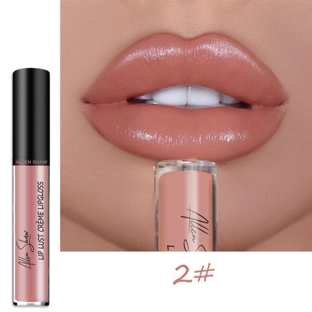 12 Color Cream Texture Lipstick Waterproof