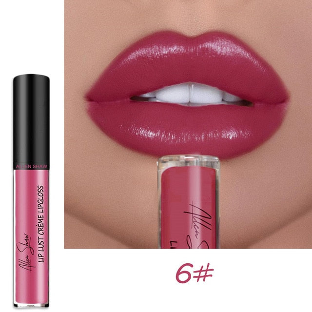 12 Color Cream Texture Lipstick Waterproof