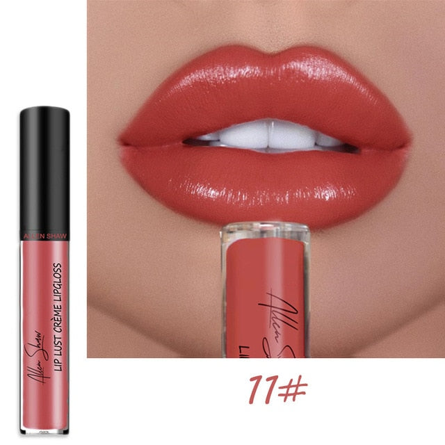 12 Color Cream Texture Lipstick Waterproof