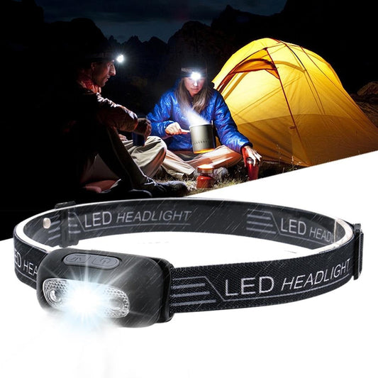 Super Bright Light Sensor Mini LED Headlamp