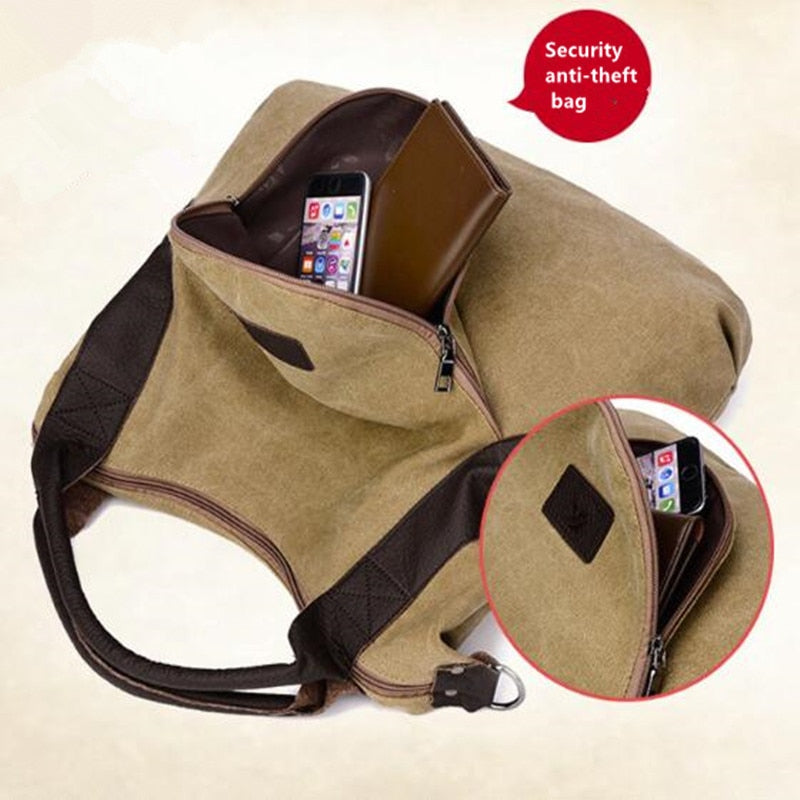 The Outback Canvas Messenger Bag