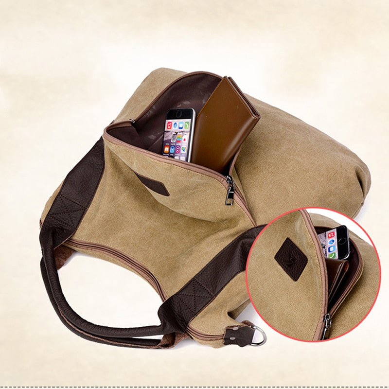 The Outback Canvas Messenger Bag