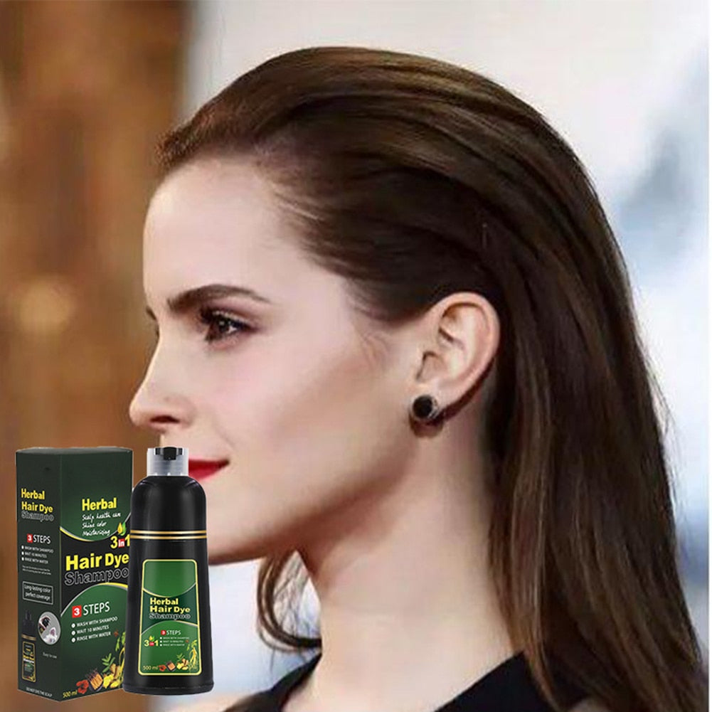 10 Mins Herbal Hair Darkening Shampoo