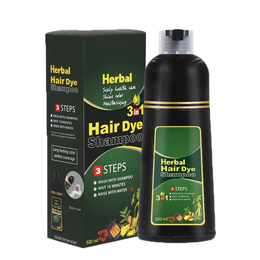 10 Mins Herbal Hair Darkening Shampoo