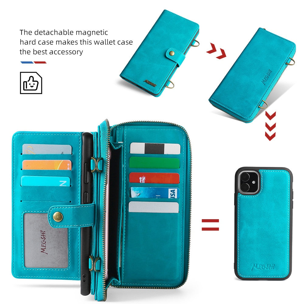 Messenger Bag Style iPhone Multifunctional Protective Case