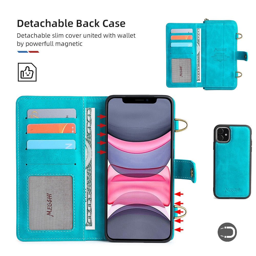 Messenger Bag Style iPhone Multifunctional Protective Case