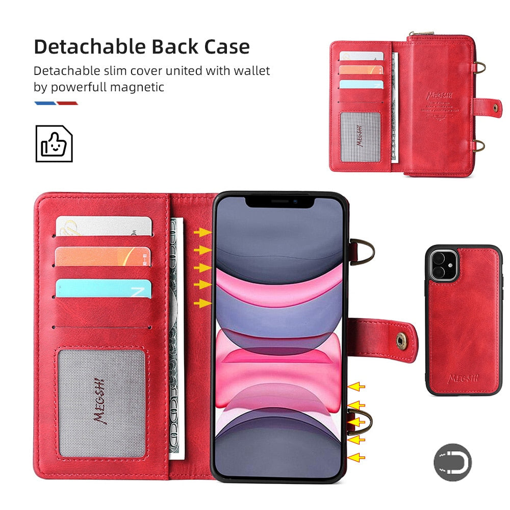 Messenger Bag Style iPhone Multifunctional Protective Case