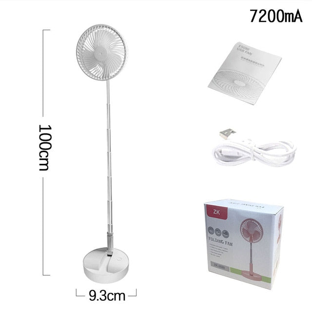 Mini Folding Telescopic Portable Fan