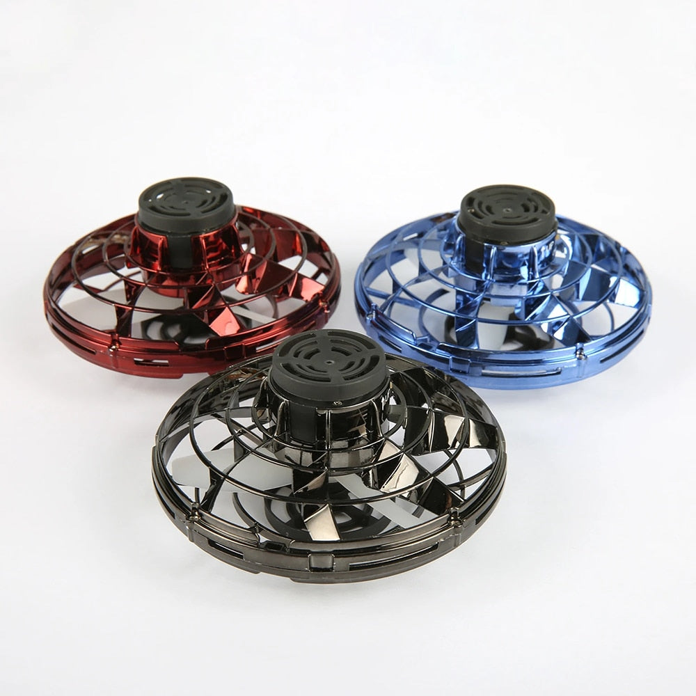 Galactic Fidget Drone - Mini Hand Operated Flying Fidget Spinner Top