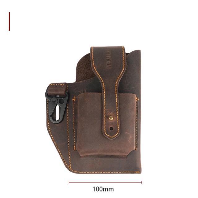 Retro Belt Waist Men's Bag