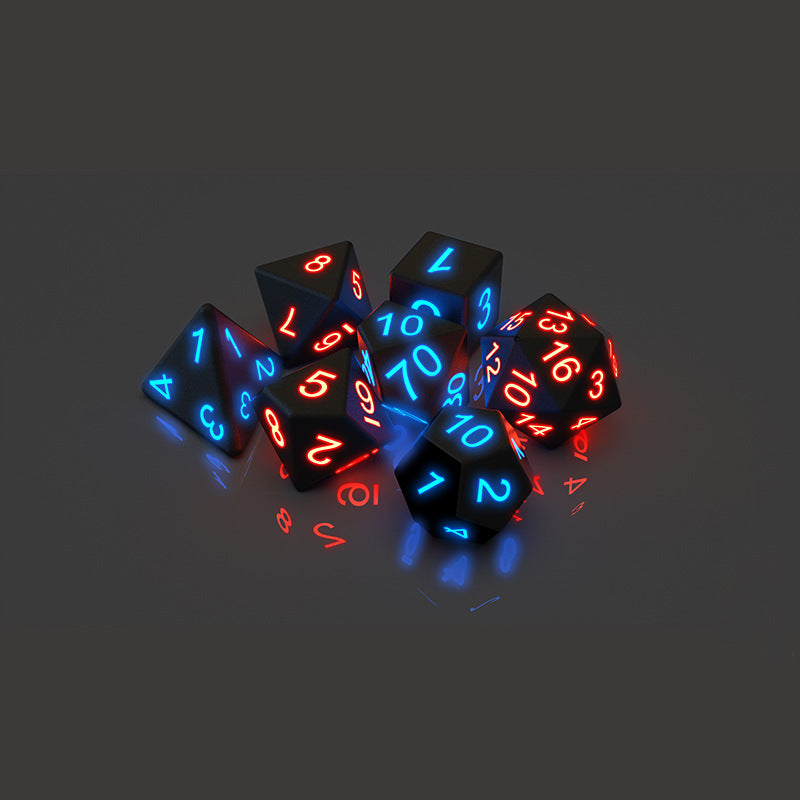 Awesome Board Game Glowing Dice (7 pcs)