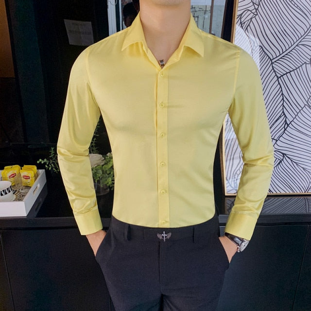 Men's Classic Breathable Comfortable Wrinkle Resistant Shirt FREE Shipping