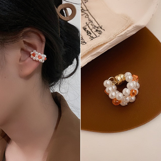 Magnetic Pearl Ear Clip