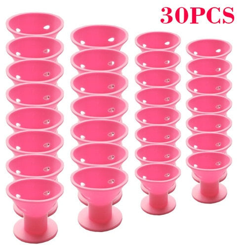 Silicone Hair Curlers (10/20/30 PCS)