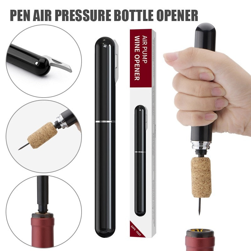 Air Pressure Pump Wine Bottle Opener Corkscrew