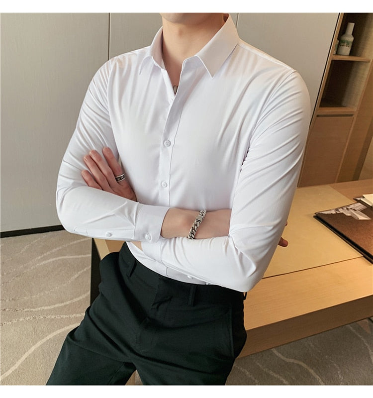 Men's Classic Breathable Comfortable Wrinkle Resistant Shirt FREE Shipping