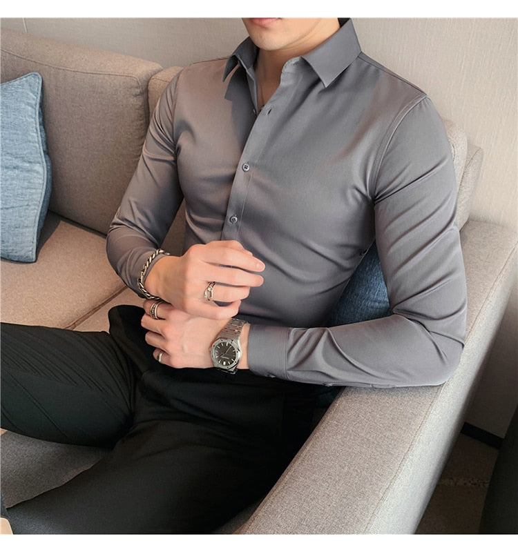 Men's Classic Breathable Comfortable Wrinkle Resistant Shirt FREE Shipping