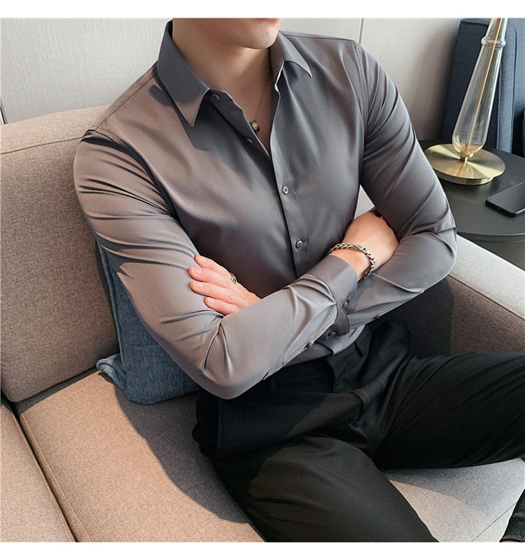 Men's Classic Breathable Comfortable Wrinkle Resistant Shirt FREE Shipping