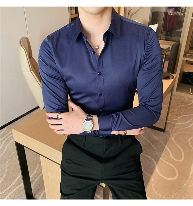 Men's Classic Breathable Comfortable Wrinkle Resistant Shirt FREE Shipping