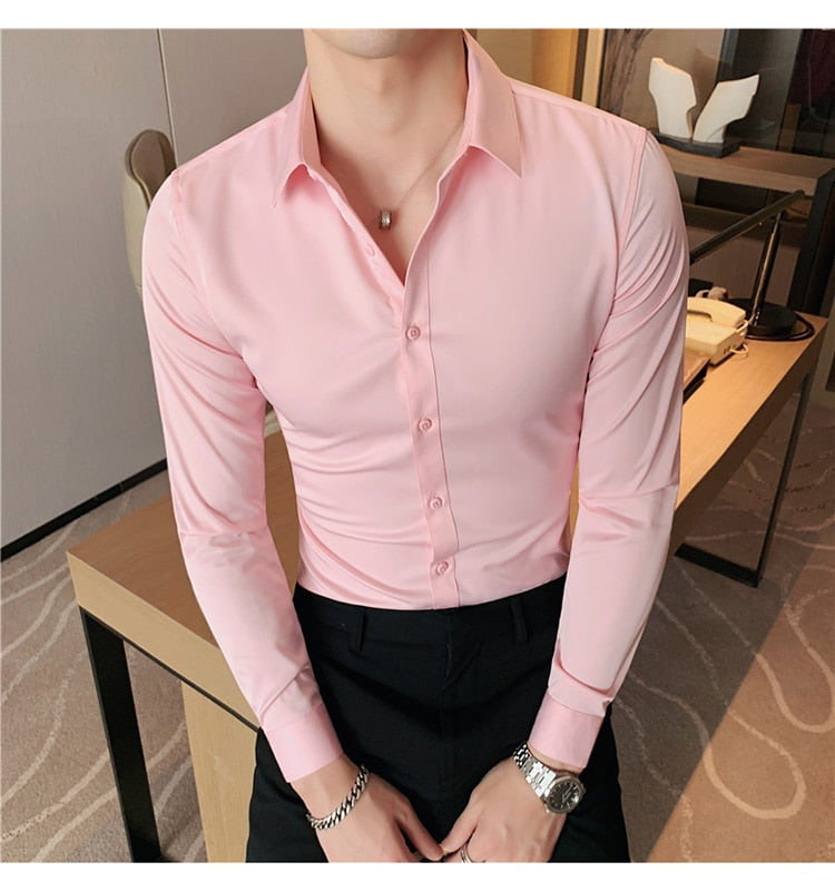 Men's Classic Breathable Comfortable Wrinkle Resistant Shirt FREE Shipping