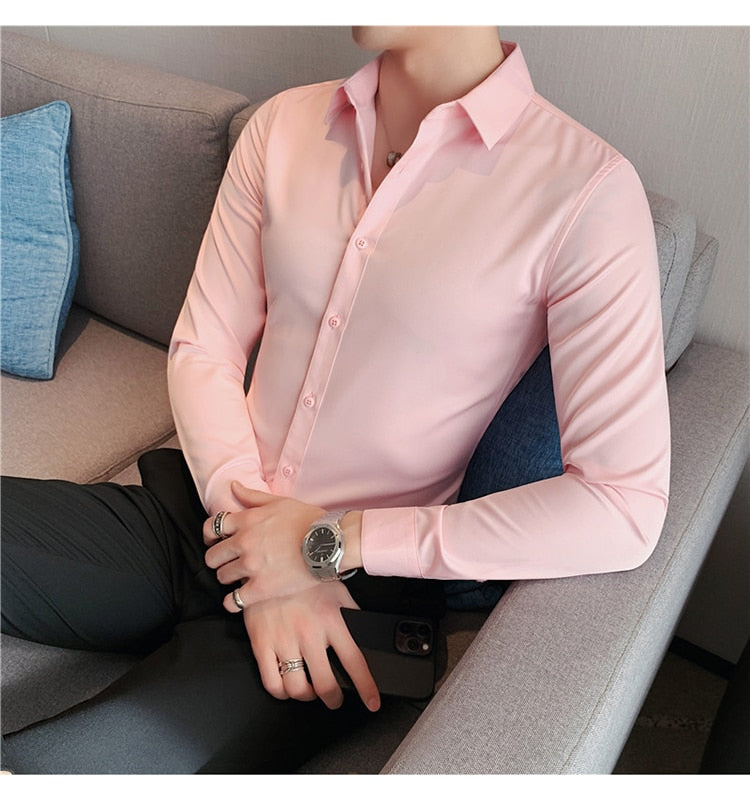 Men's Classic Breathable Comfortable Wrinkle Resistant Shirt FREE Shipping