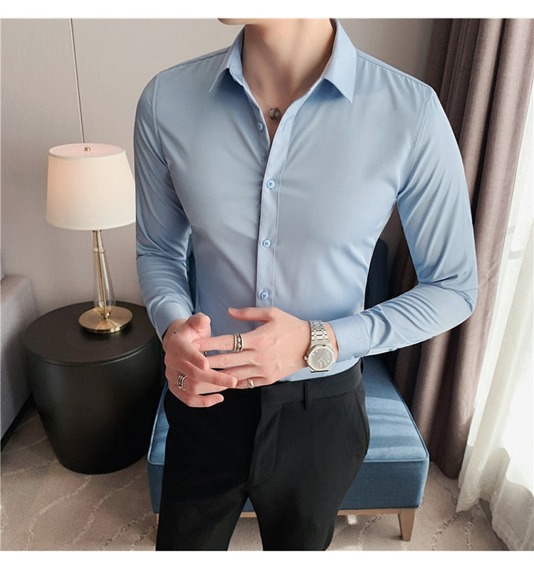 Men's Classic Breathable Comfortable Wrinkle Resistant Shirt FREE Shipping