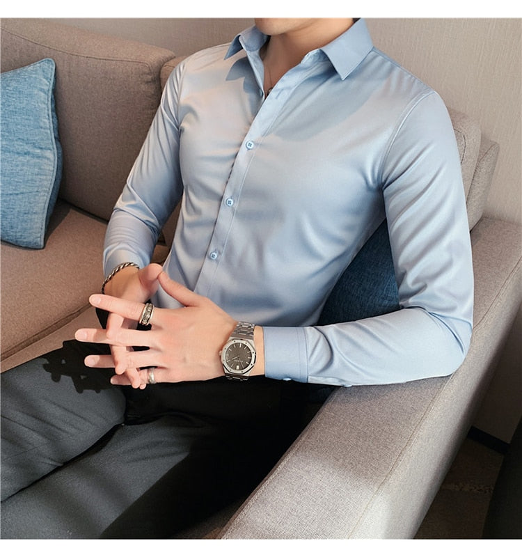 Men's Classic Breathable Comfortable Wrinkle Resistant Shirt FREE Shipping