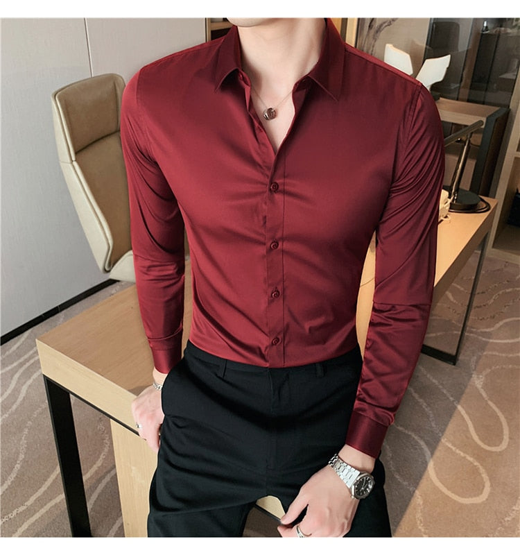 Men's Classic Breathable Comfortable Wrinkle Resistant Shirt FREE Shipping