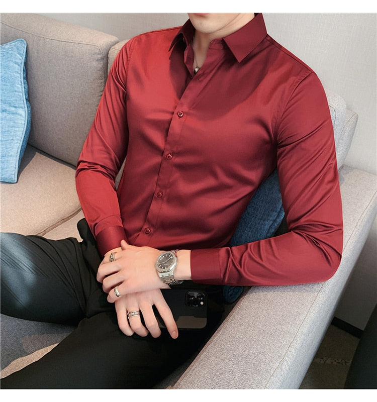 Men's Classic Breathable Comfortable Wrinkle Resistant Shirt FREE Shipping