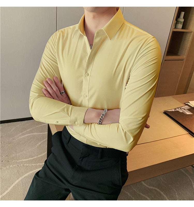 Men's Classic Breathable Comfortable Wrinkle Resistant Shirt FREE Shipping