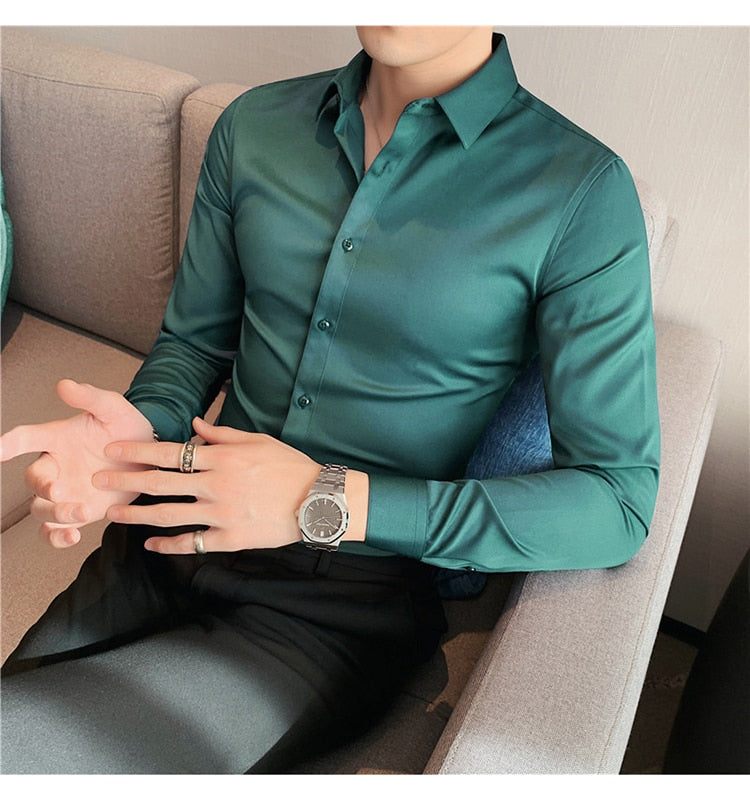 Men's Classic Breathable Comfortable Wrinkle Resistant Shirt FREE Shipping