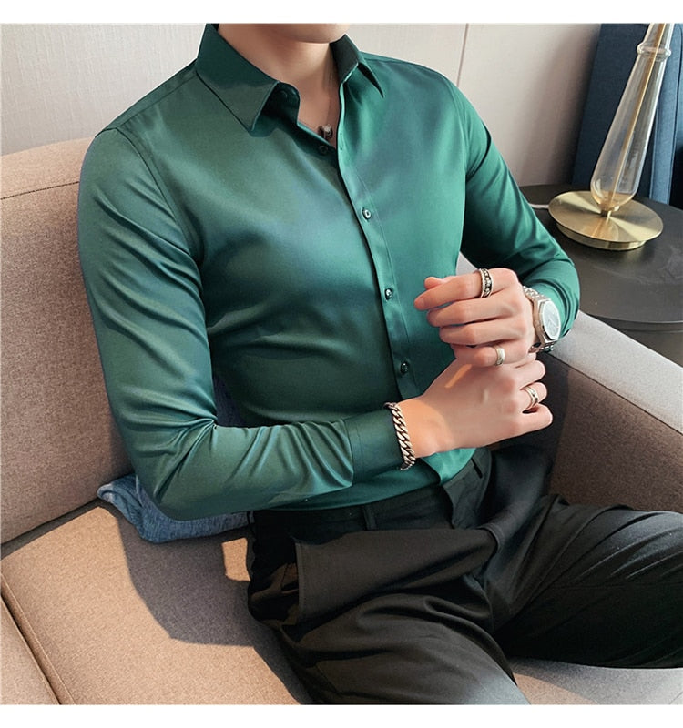 Men's Classic Breathable Comfortable Wrinkle Resistant Shirt FREE Shipping