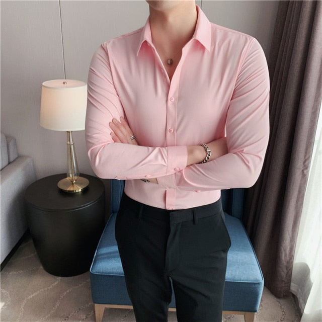 Men's Classic Breathable Comfortable Wrinkle Resistant Shirt FREE Shipping