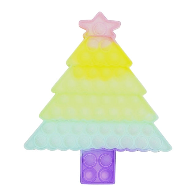 3D Christmas Pop Bubble Toy