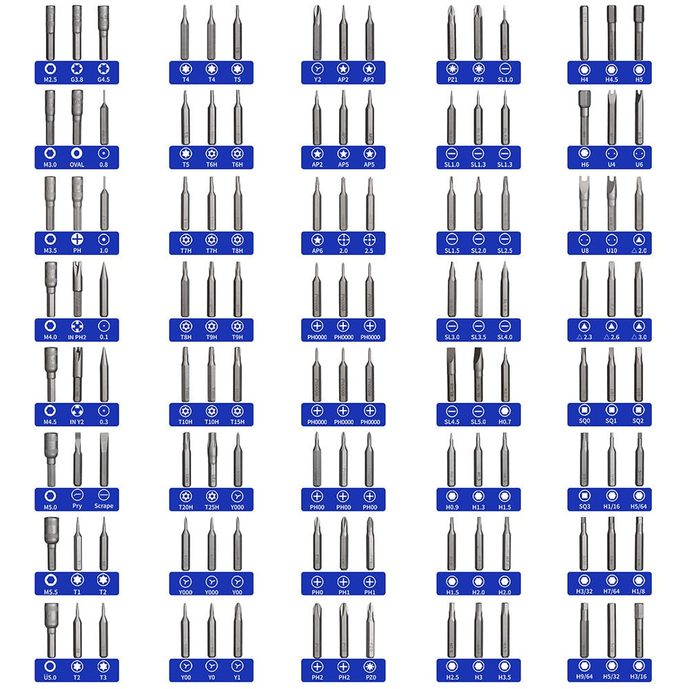 128 in 1 Precision Screwdriver Set