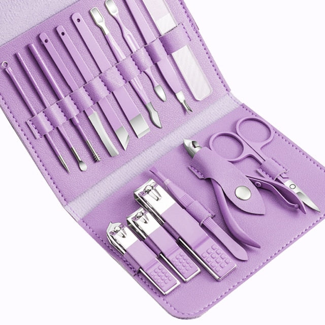 Nail Clippers Portable Set (16pcs)