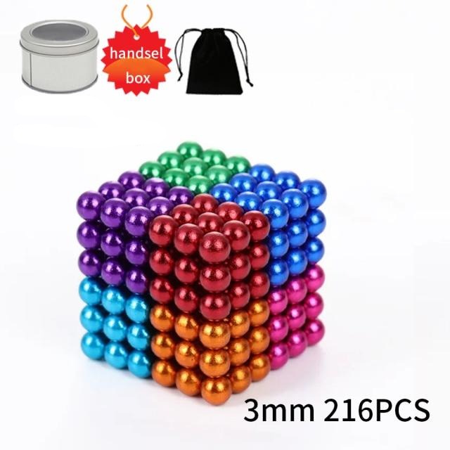 Multi Colored DigitDots 216 Pcs Magnetic Balls