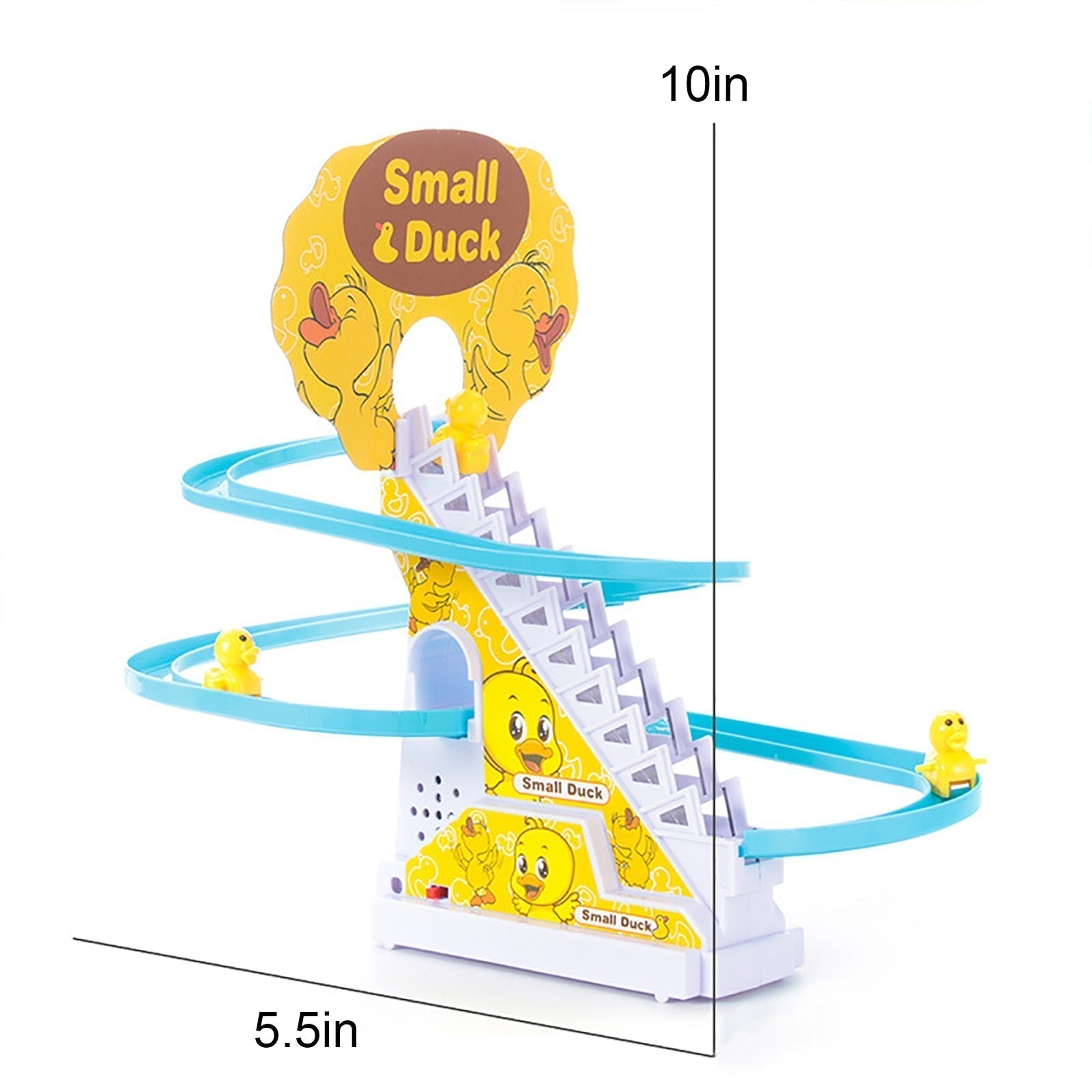 Electric Music Duck Climbing Stairs Toy