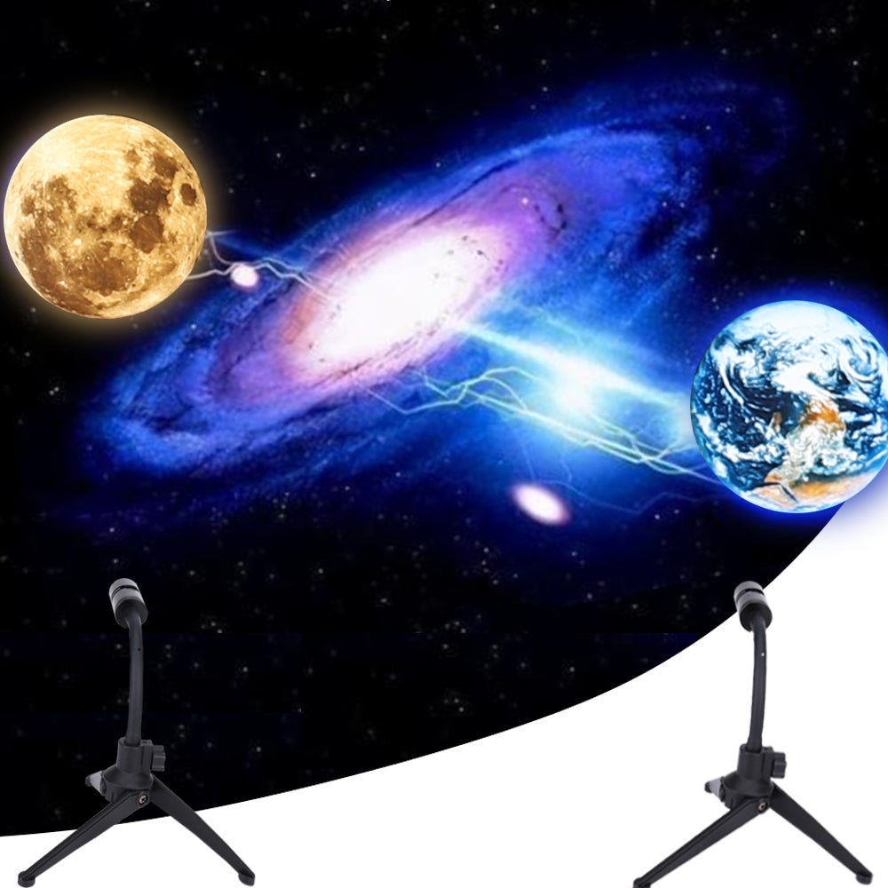 MOON EARTH PROJECTION LED LAMP