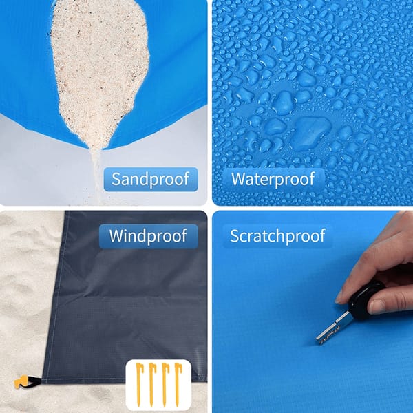 Sandproof Beach Blanket Lightweight